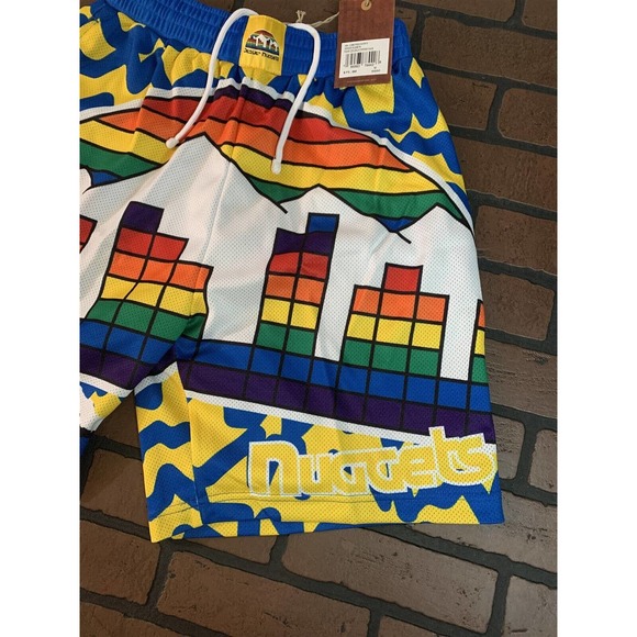 DENVER NUGGETS Mitchell & Ness Basketball Shorts ~New~ S-2XL - Picture 4 of 5